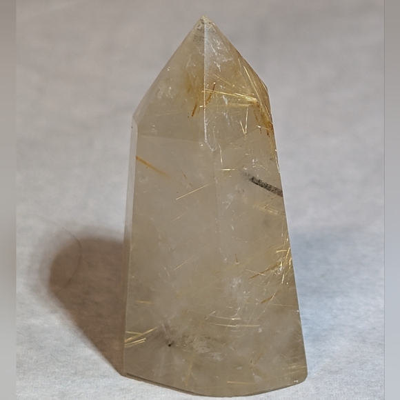 Golden Rutilated Quartz Tower - Picture 3 of 9